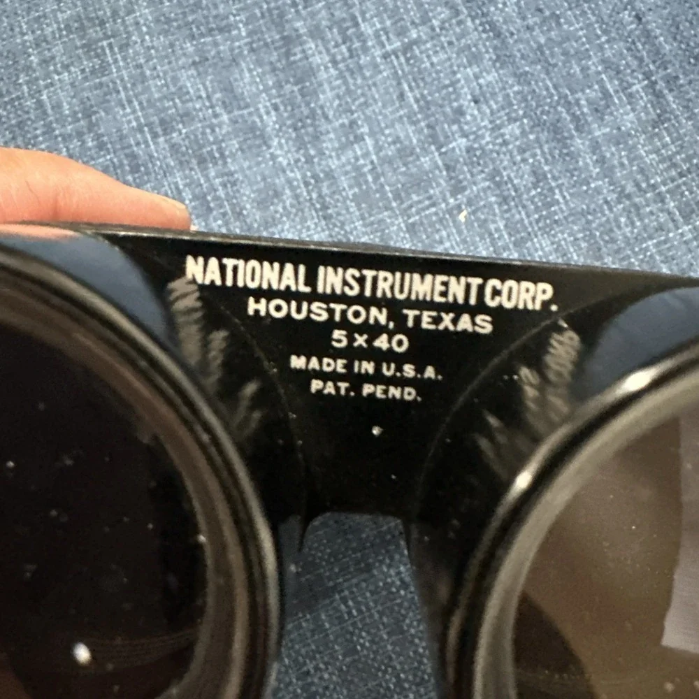 VTG Binoculars National Instrument Corp. 5x40 USA Houston Texas